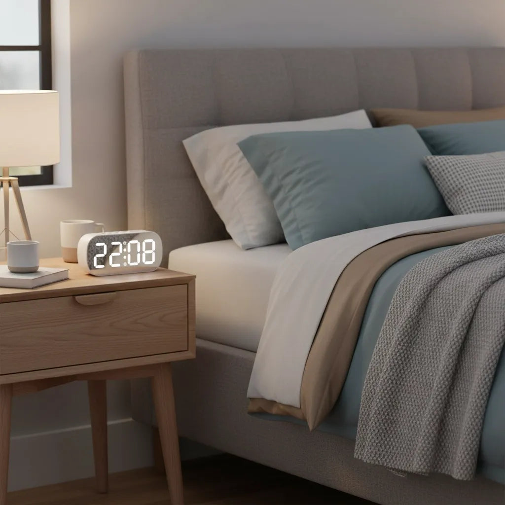 Réveil Lumineux Secteur Numérique