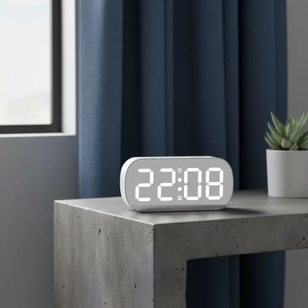 Réveil Lumineux Secteur Numérique