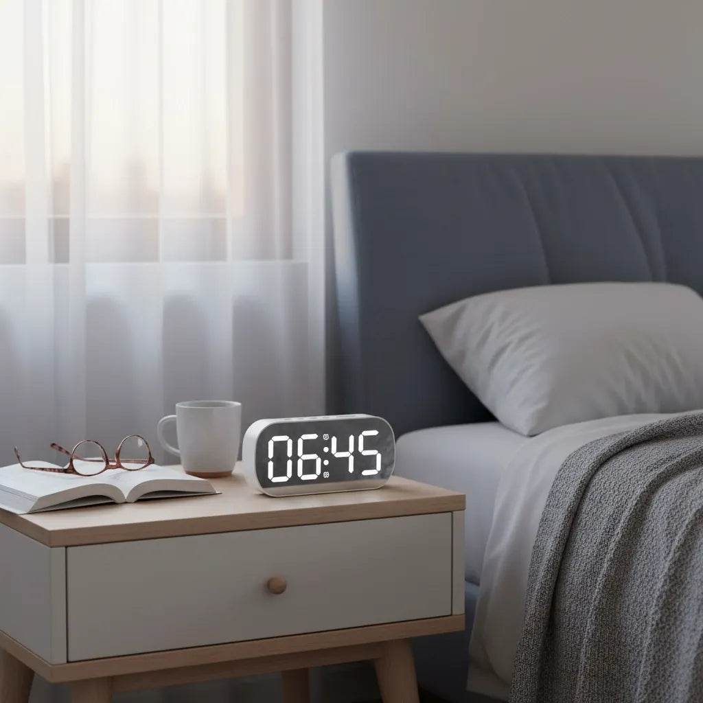 Réveil Lumineux Secteur Numérique