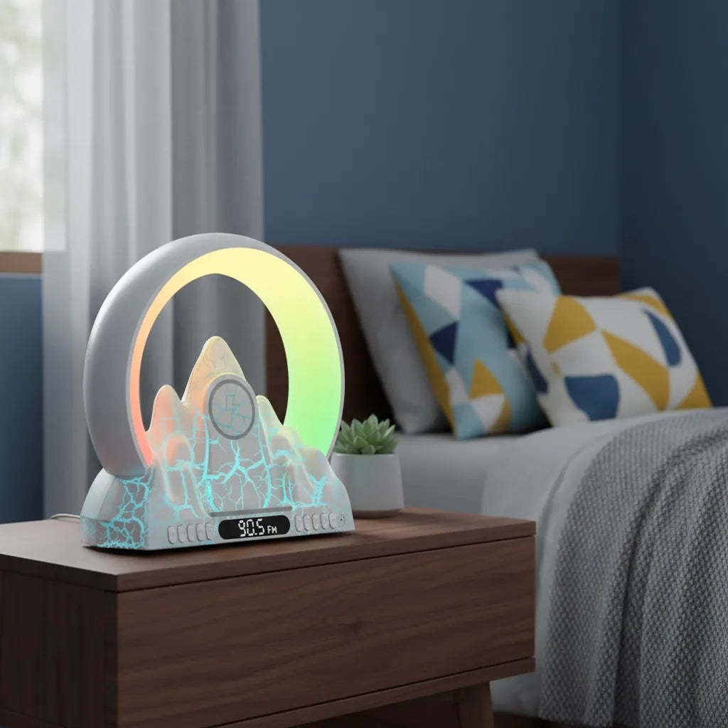 Réveil Luminothérapie Enfant avec Radio FM