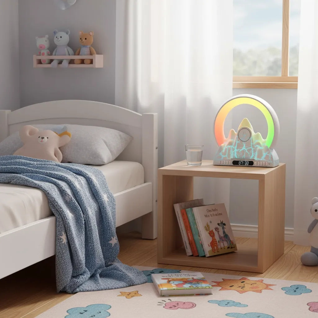 Réveil Luminothérapie Enfant avec Radio FM