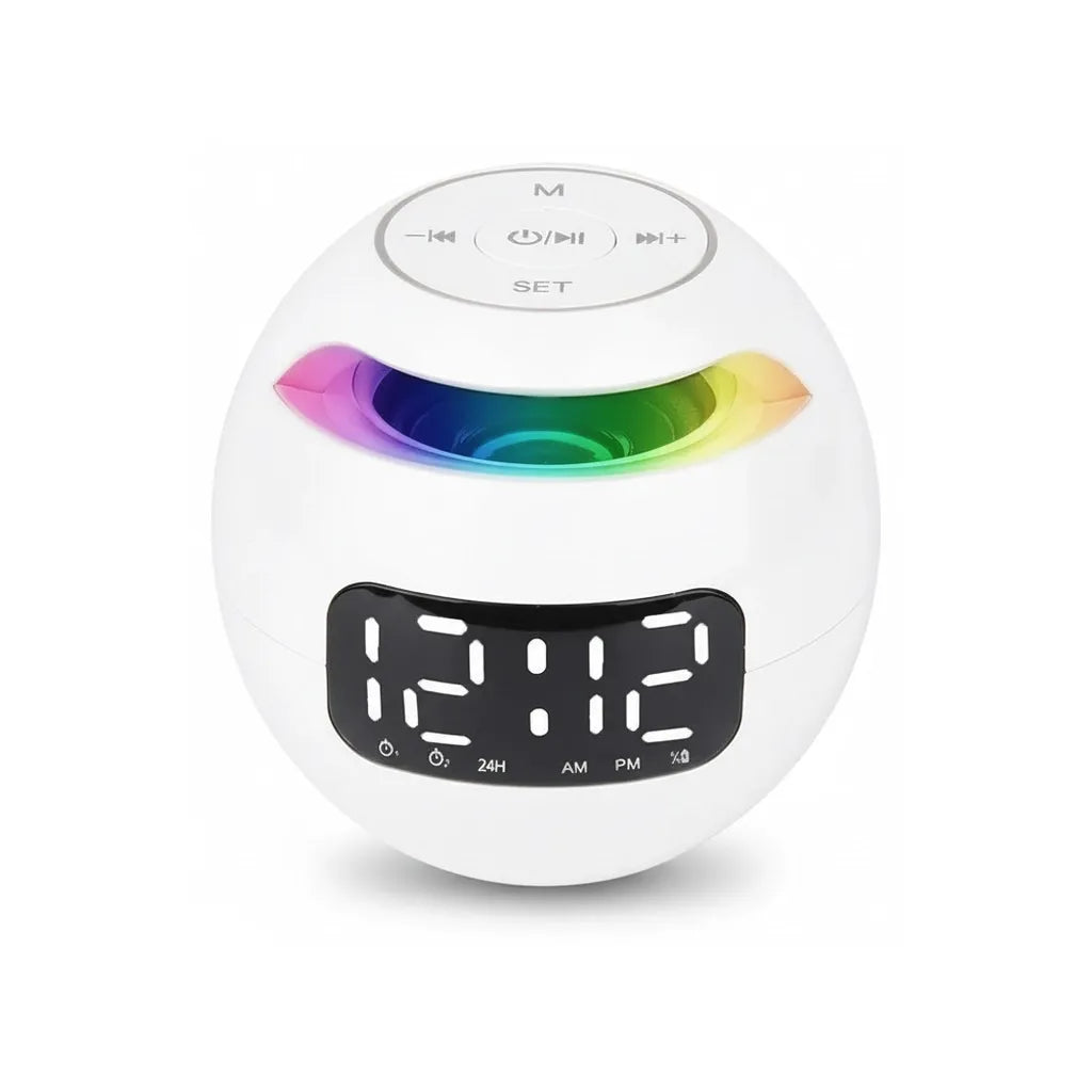 Réveil Luminothérapie Ronde Double Alarme