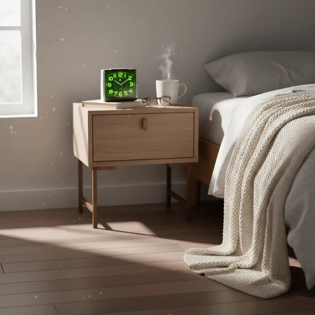 Réveil Matin Simple D'utilisation Silencieux