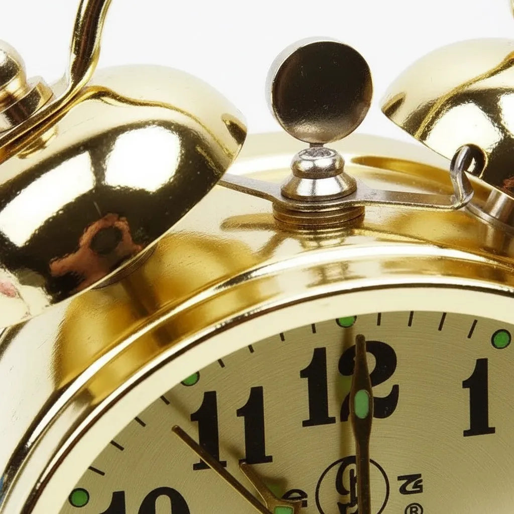 Réveil Mécanique avec Cloches en Métal