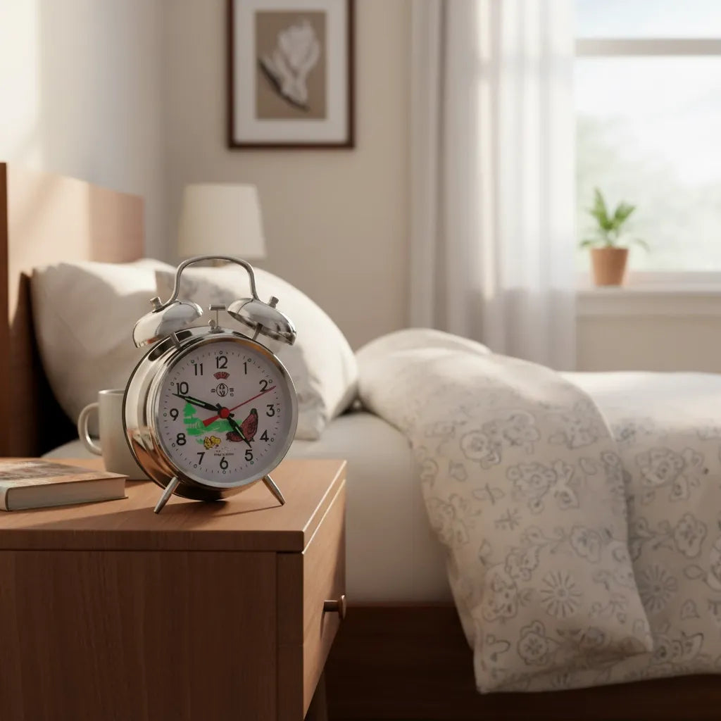 Réveil Mécanique avec Trotteuse Mécanique