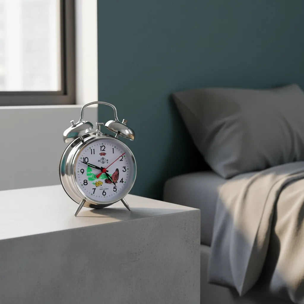 Réveil Mécanique avec Trotteuse Mécanique