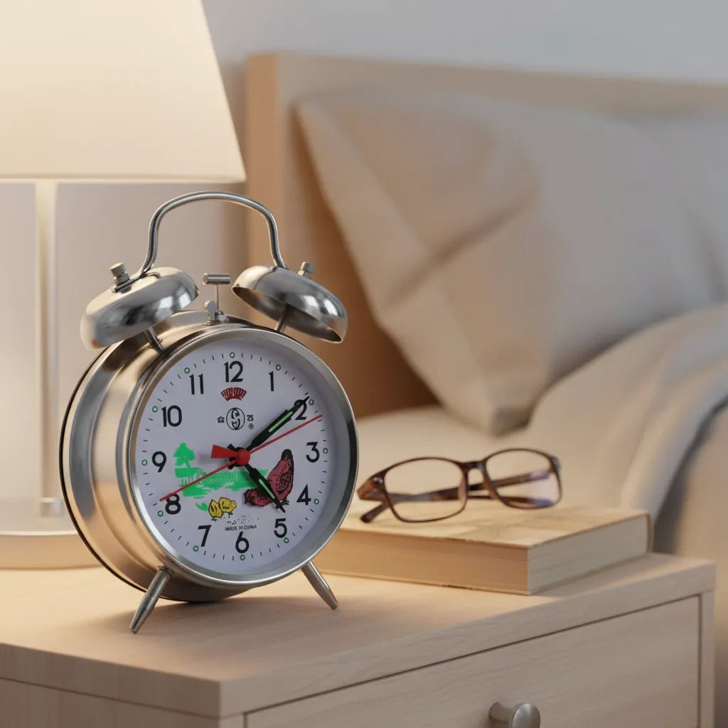 Réveil Mécanique avec Trotteuse Mécanique