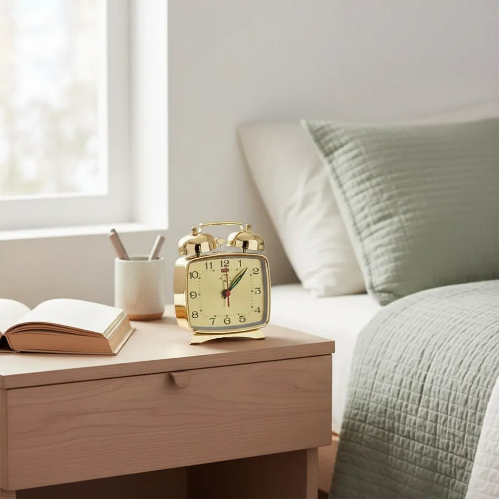 Réveil Mécanique Petit Doré