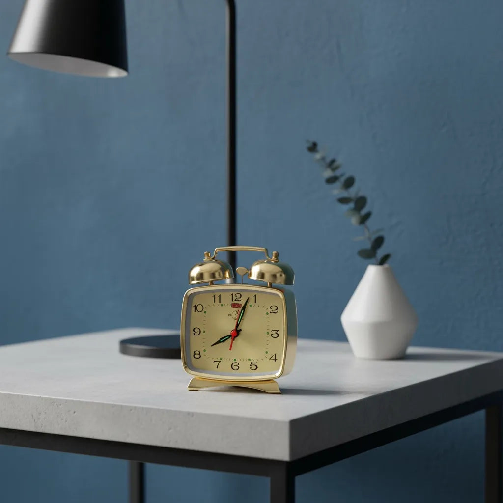 Réveil Mécanique Petit Doré