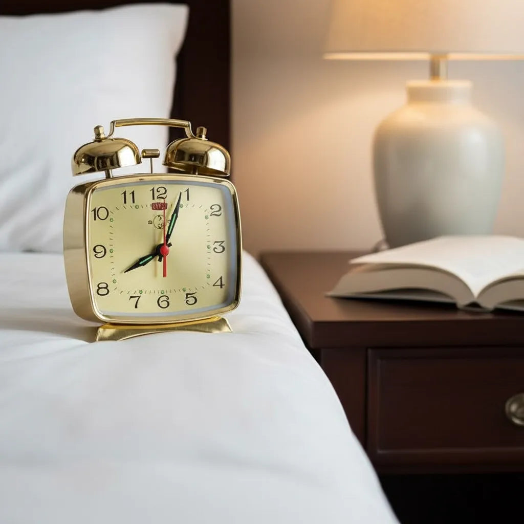 Réveil Mécanique Petit Doré