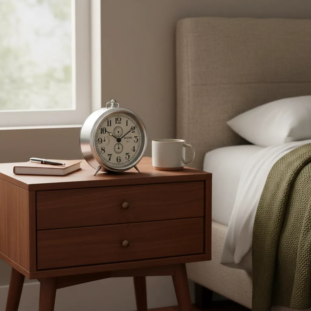 Réveil Mécanique Vintage en Métal