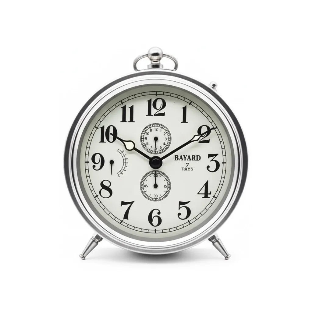 Réveil Mécanique Vintage en Métal