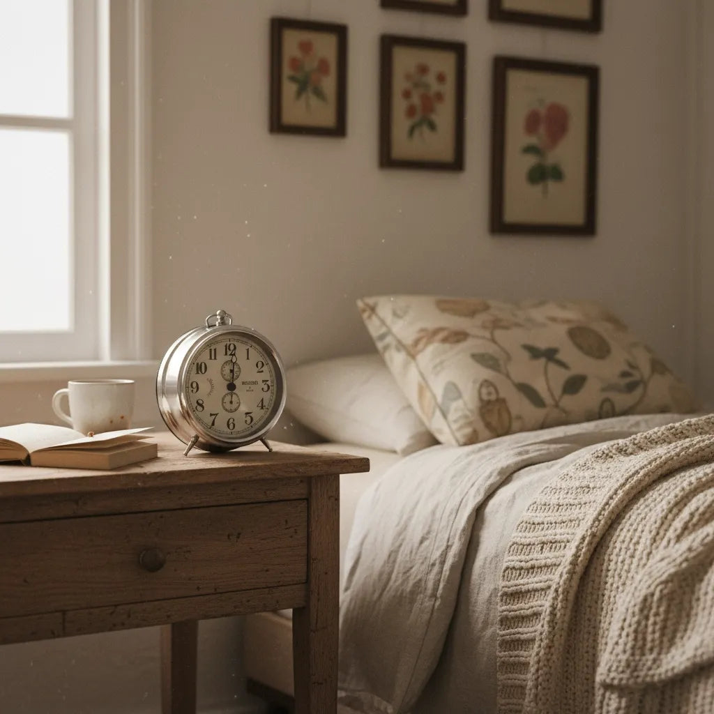 Réveil Mécanique Vintage en Métal