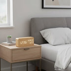 Réveil Moderne en Bois