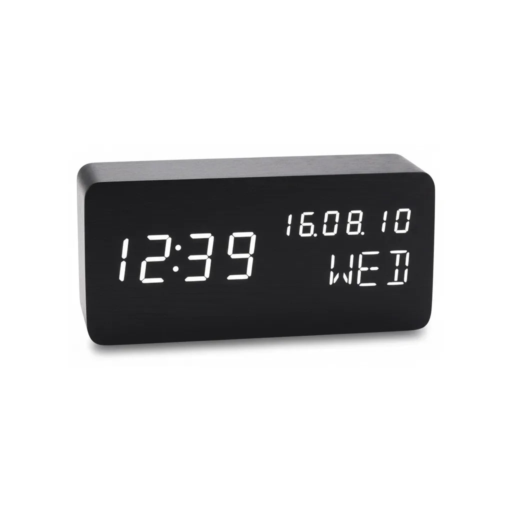 Réveil Moderne en Bois