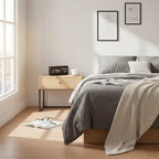 Réveil Moderne en Bois