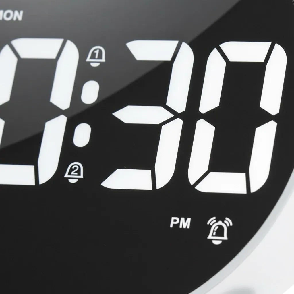 Réveil Numérique à Piles avec Gros Chiffres