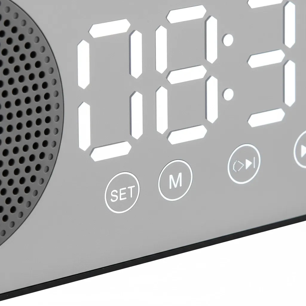 Réveil Numérique avec Radio et Bluetooth