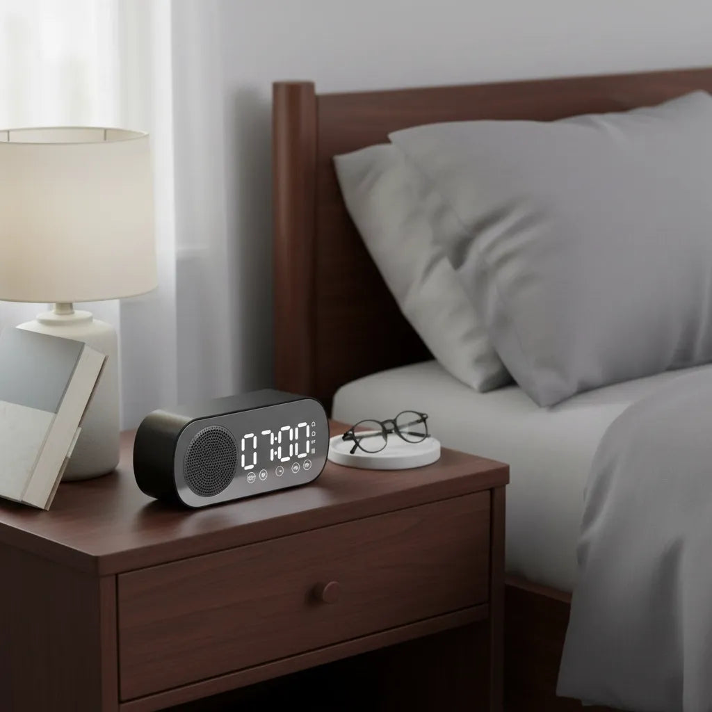 Réveil Numérique avec Radio et Bluetooth
