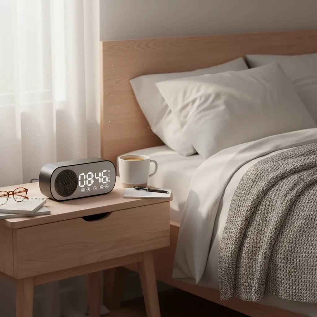Réveil Numérique avec Radio et Bluetooth