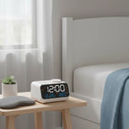 Réveil Numérique Batterie Avec Radio FM