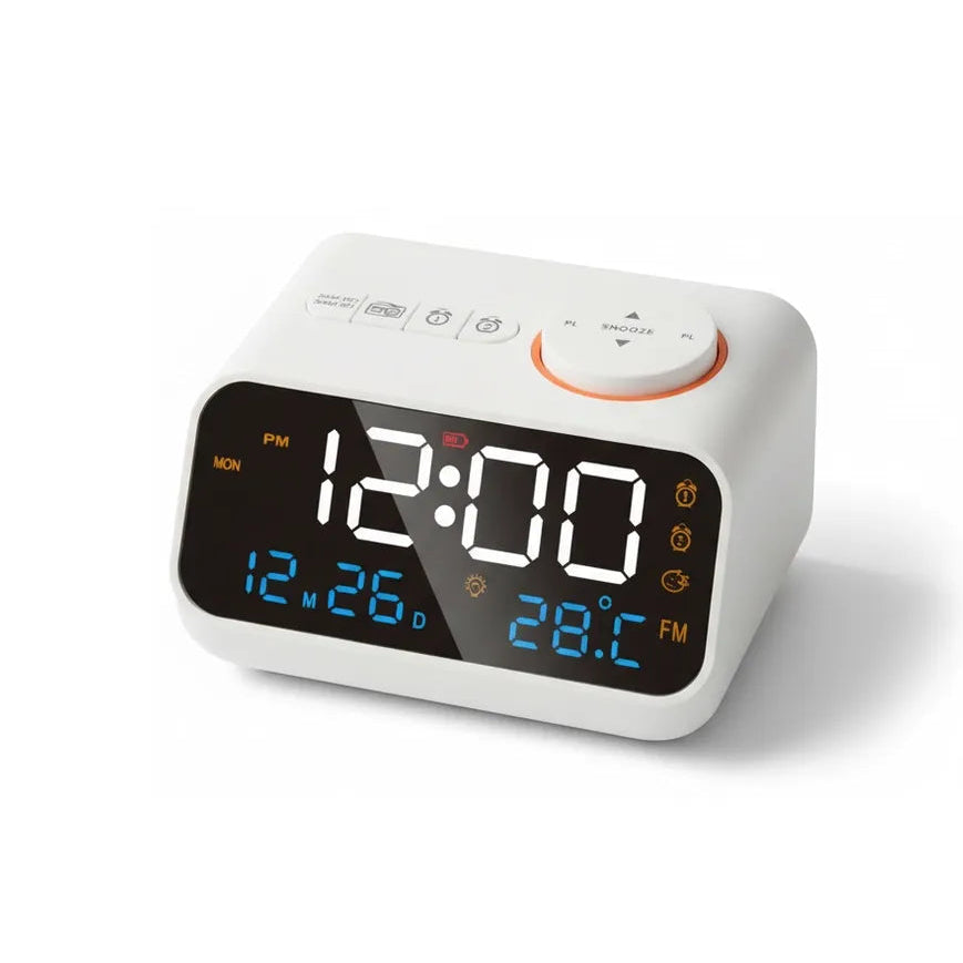 Réveil Numérique Batterie Avec Radio FM