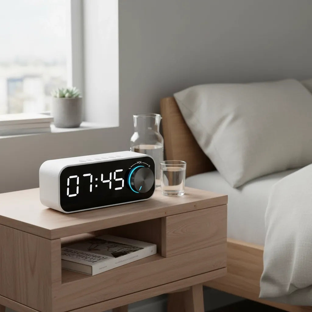 Réveil Numérique LED Connexion Bluetooth