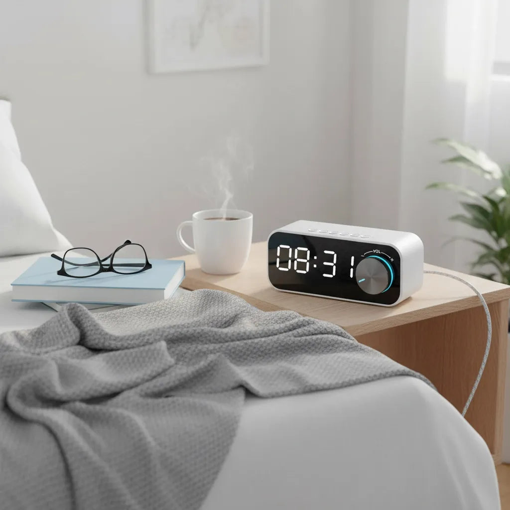 Réveil Numérique LED Connexion Bluetooth