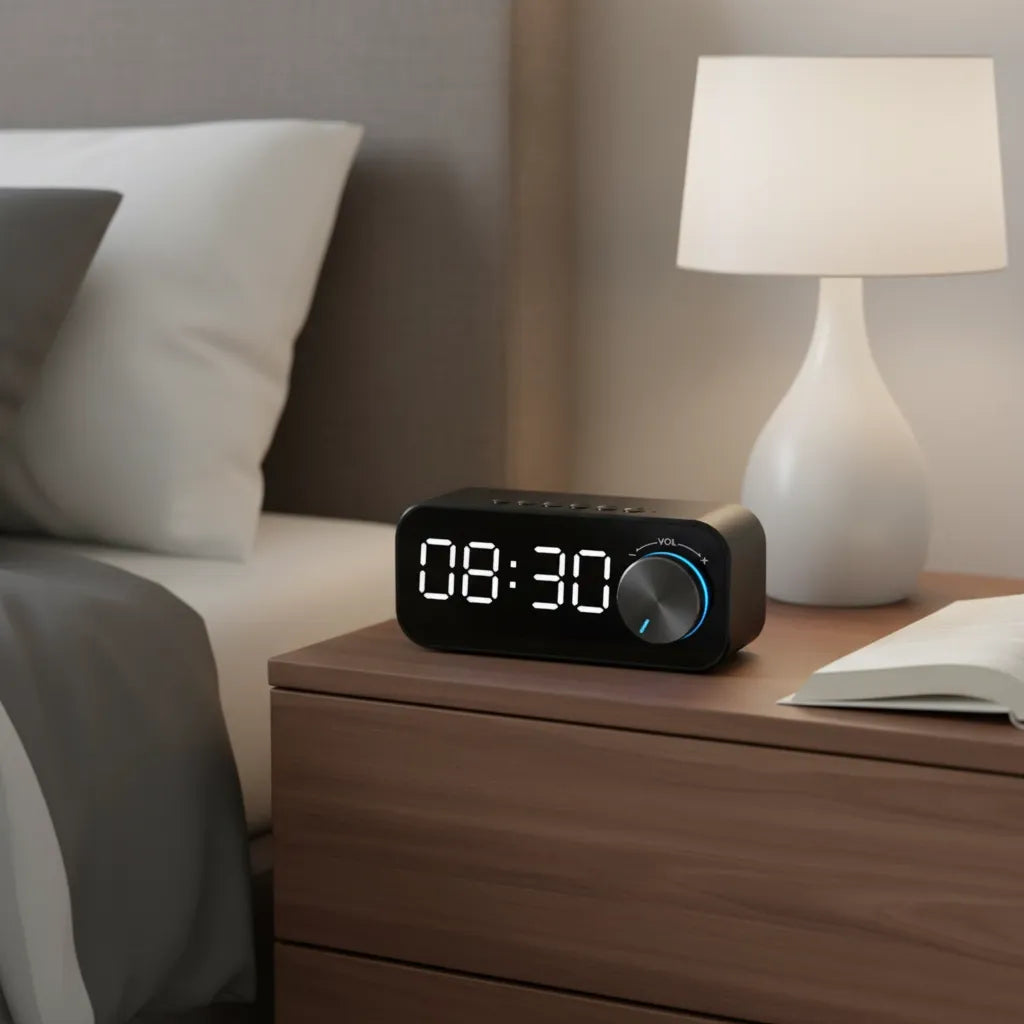 Réveil Numérique LED Connexion Bluetooth