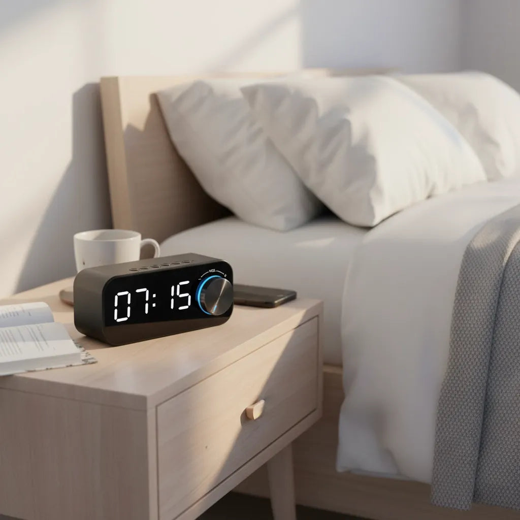Réveil Numérique LED Connexion Bluetooth