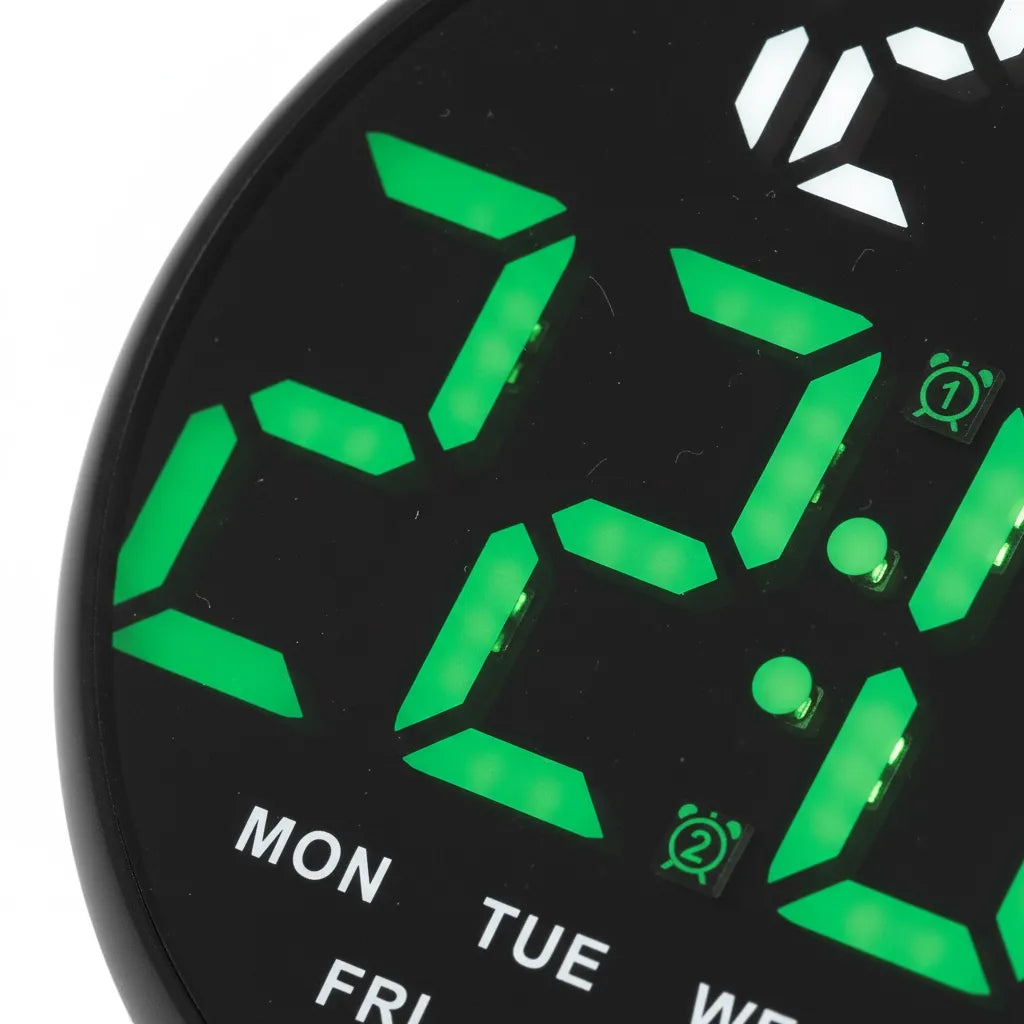 Réveil Numérique Moderne Avec Double Alarme