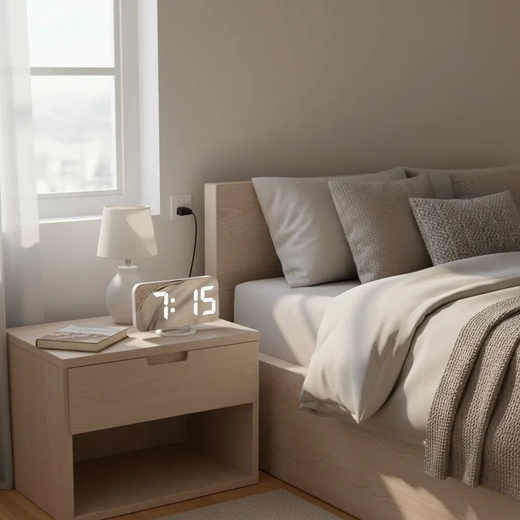 Réveil Numérique pour Sourd Vibreur