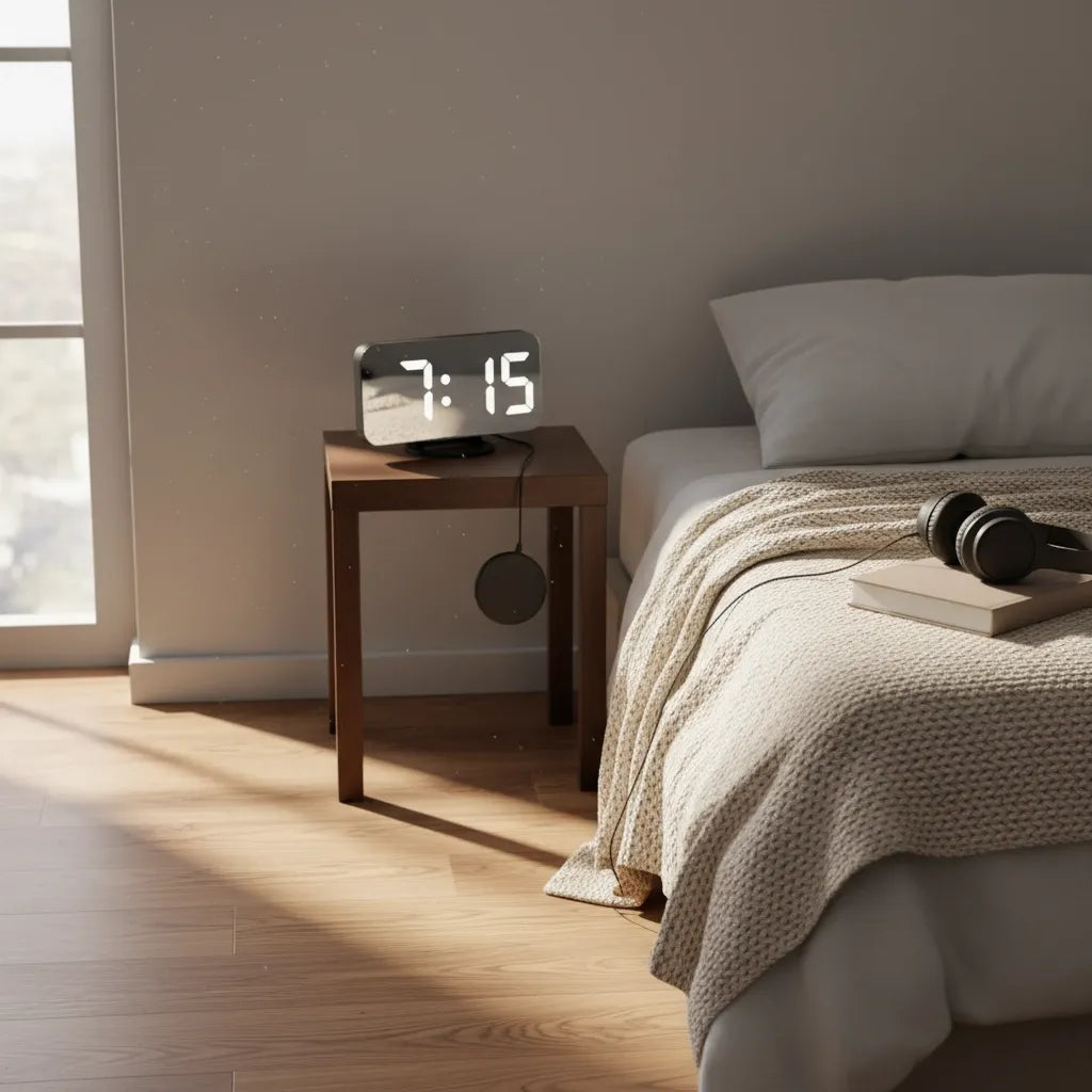 Réveil Numérique pour Sourd Vibreur