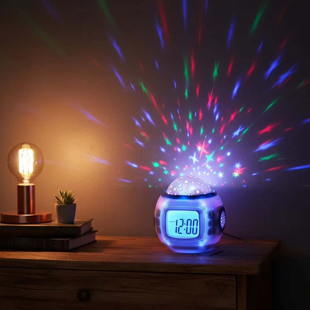 Réveil Numérique Projecteur d'Étoiles