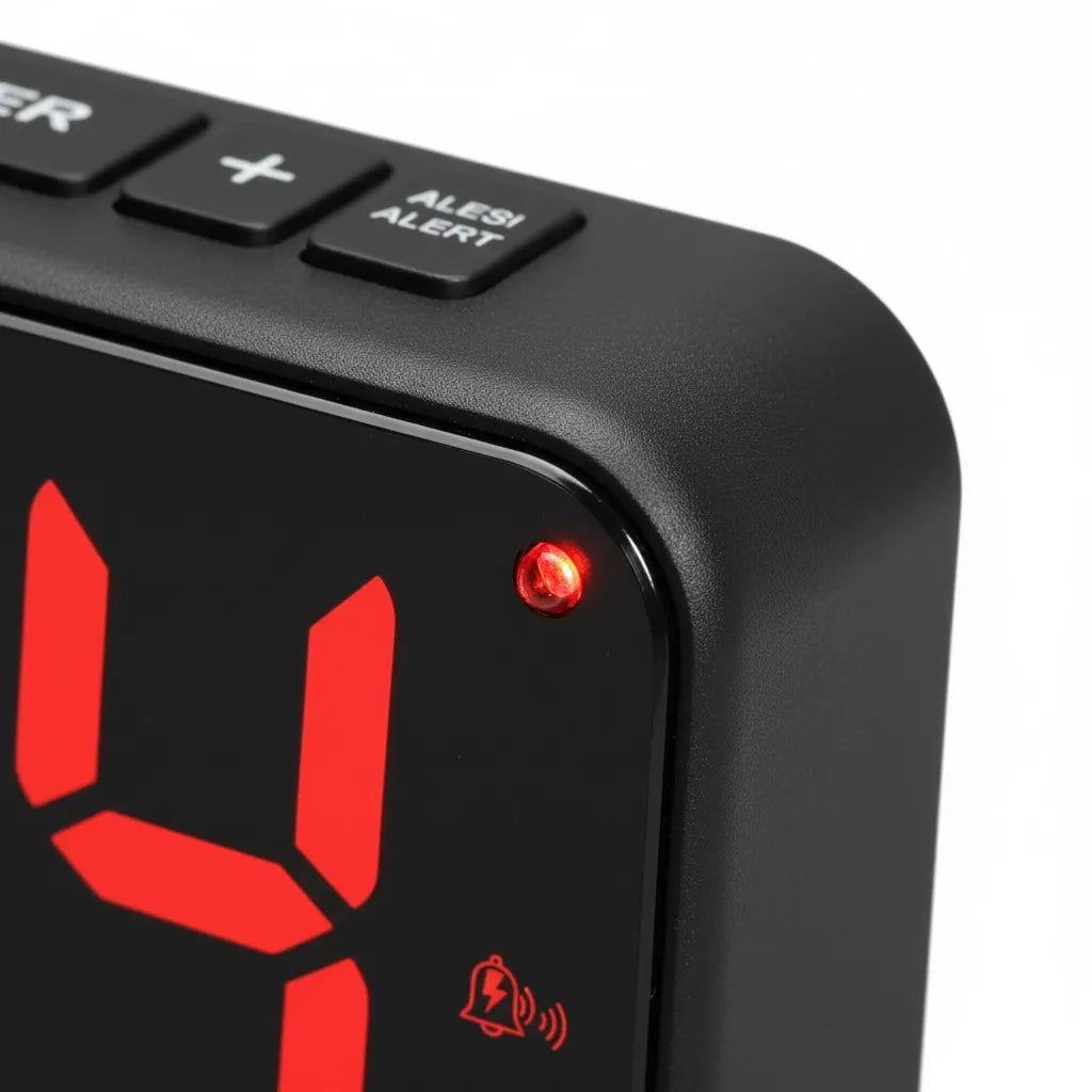 Réveil pour sourds et malentendants avec Lumière Clignotante