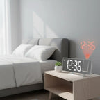 Réveil Projecteur à 180° Blanc