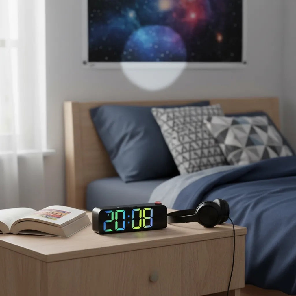 Réveil Projecteur Ado Écran LED