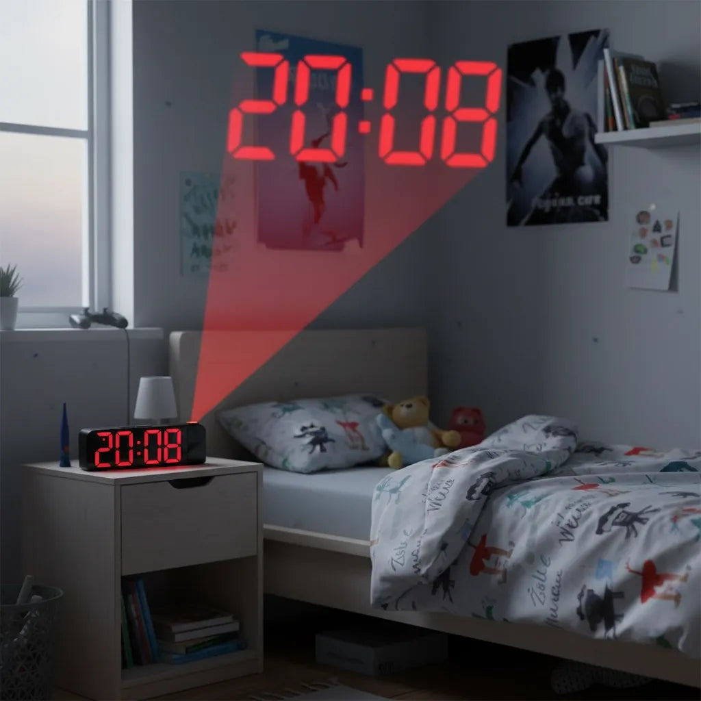 Réveil Projecteur Ado Écran LED