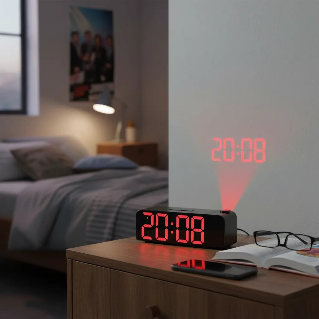 Réveil Projecteur Ado Écran LED