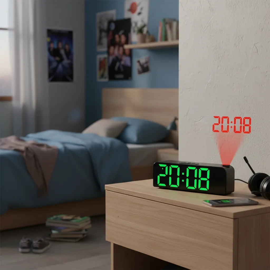 Réveil Projecteur Ado Écran LED