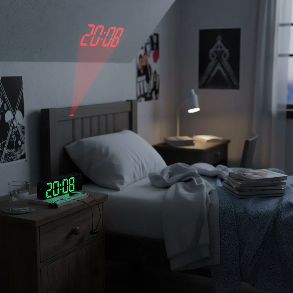 Réveil Projecteur Ado Écran LED