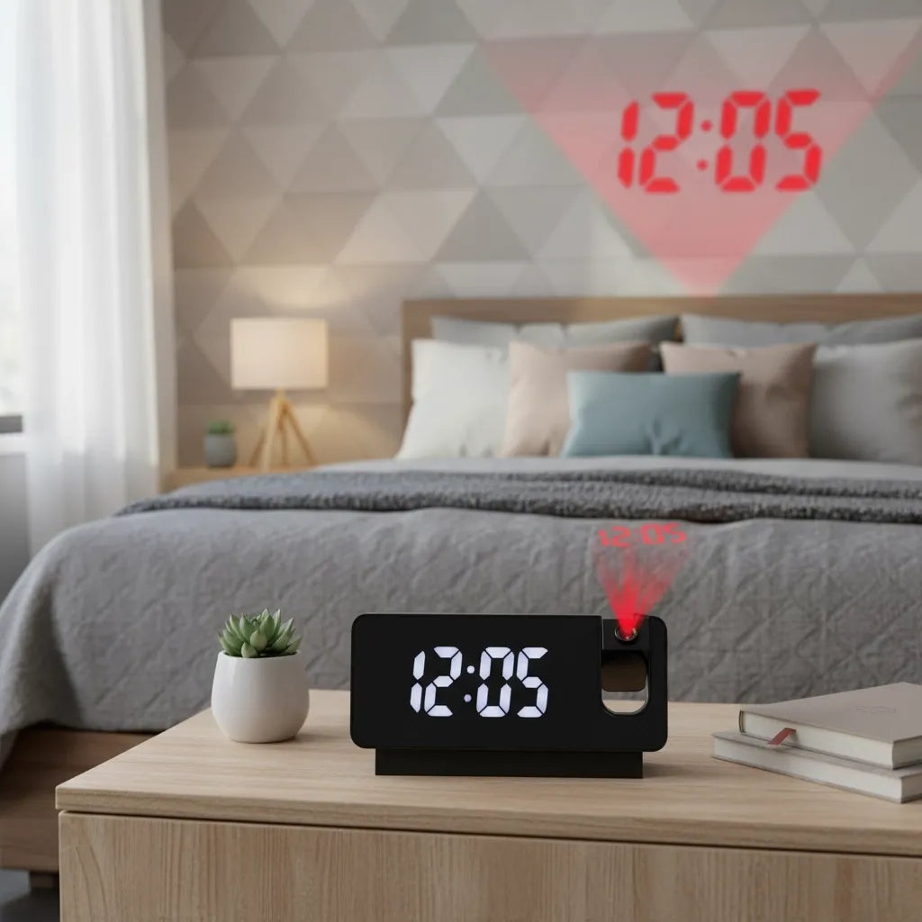 Réveil Projecteur Design Numérique