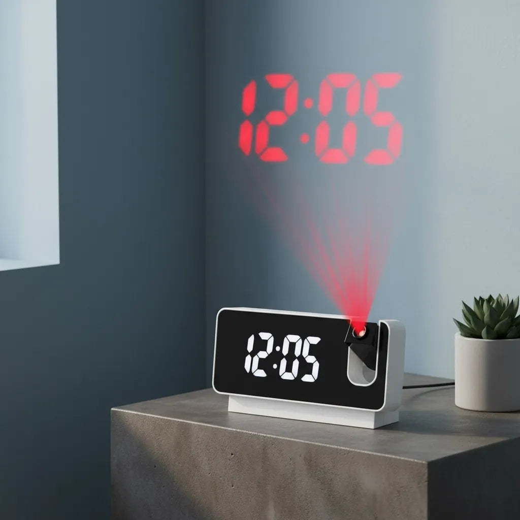Réveil Projecteur Design Numérique