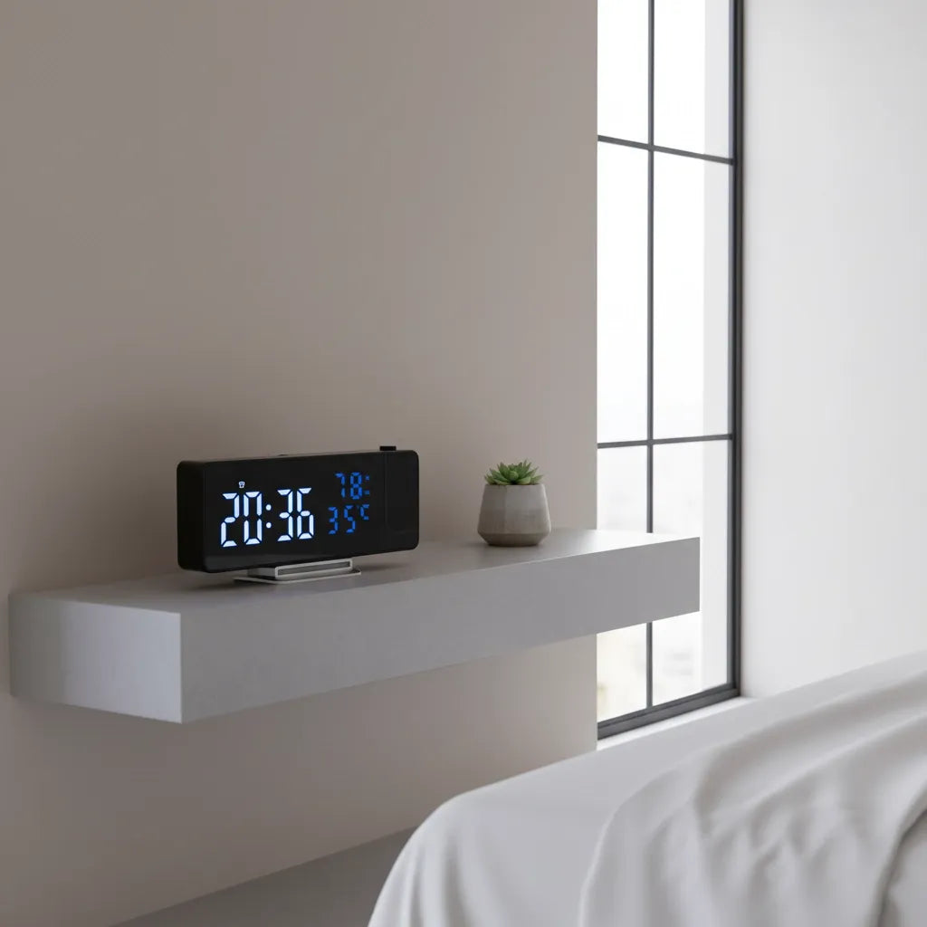 Réveil Projecteur Ergonomique LED