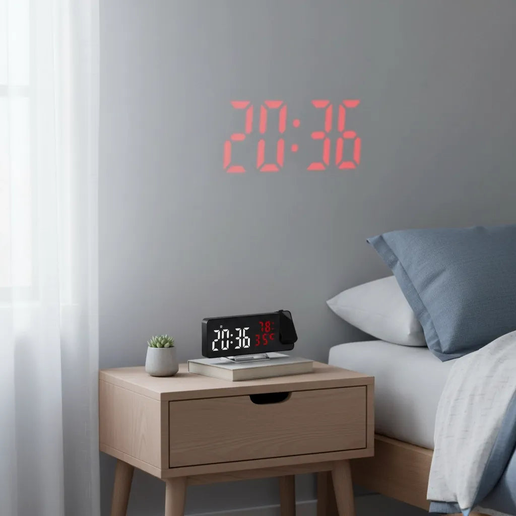 Réveil Projecteur Ergonomique LED