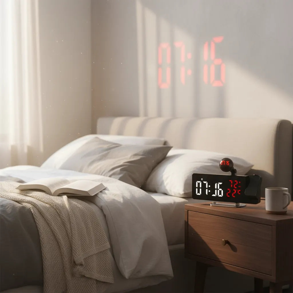 Réveil Projecteur Ergonomique LED