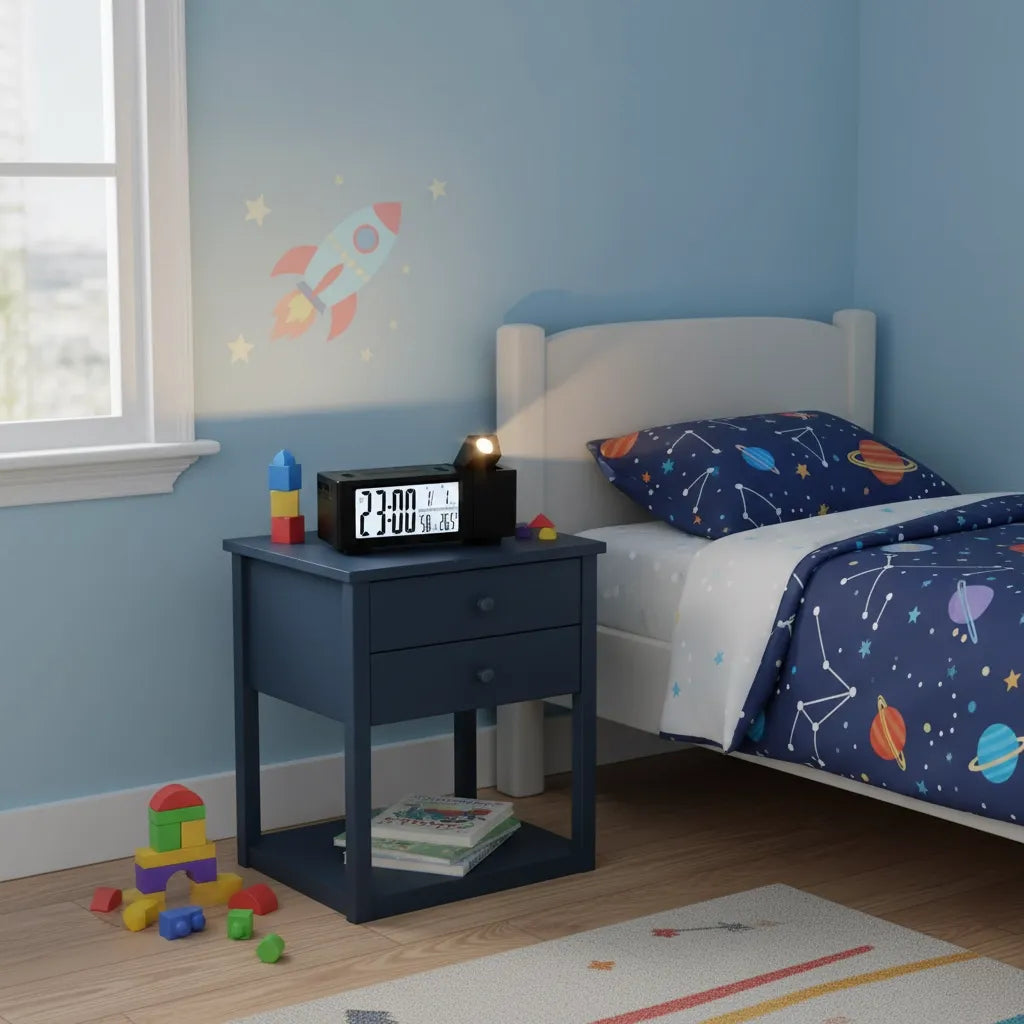 Réveil Projecteur Garçon Amusant