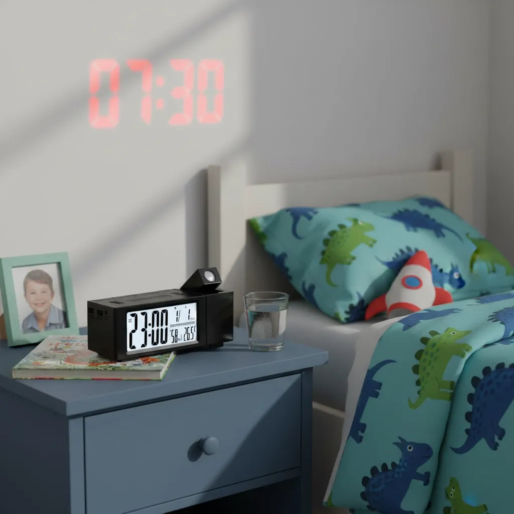 Réveil Projecteur Garçon Amusant