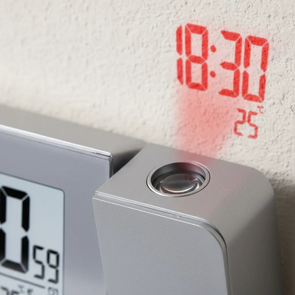 Réveil Projecteur Heure Numérique