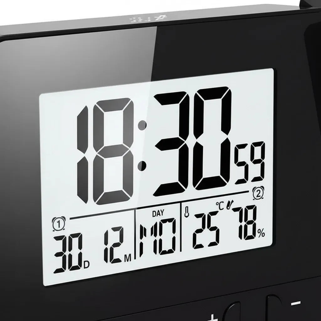 Réveil Projecteur Heure Numérique